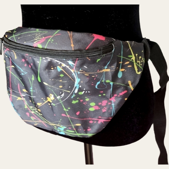 🎨90s Paint Splatter Fanny - Picture 5 of 8